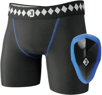 Diamond MMA Compression Short Built-in Jock Strap & Athletic Cup Groin Protection System