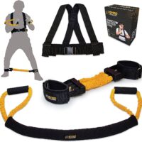 GYRO FITNESS | Shadow Boxer Pro | Boxing Resistance Bands Set for Shadow Boxing, Comes with Ankle Cuffs | Ideal Addition to Your Home Boxing Equipment