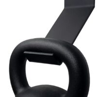 IRON AMERICAN Kettlebell HEAVY-DUTY Hook Wall Hanger, Kettlebell Gym Storage Mount Gym Free Weight Storage Hanger - Hang Any Size Kettlebell, 200 Pound Capacity Hardware Included