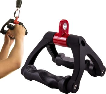 KKH Cable Machine Handles Attachment, Heavy Duty Exercise Handles Resistance Bands Exercise Hand Grips for Yoga, Cable Machine Pulleys, Pull Down Gym Workout Replacement Fitness Equipment