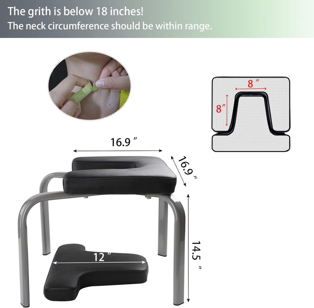 KOKSRY Yoga Headstand Bench, Yoga Inversion Chair, Head...