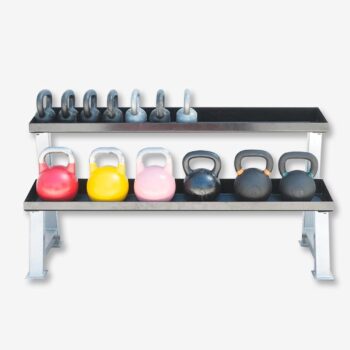 Kettlebell Kings Kettlebell Rack (2-3 Tier) - Kettlebell Rack Stand For Kettlebell Storage - Kettlebell Rack Storage