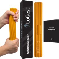 Logest Twist Hand Exerciser Bars for Physical Therapy - Relieves Tendonitis Pain & Improve Grip Strength - Tennis Elbow, Golfer's Elbow, Tendonitis, Wrist, Forearms Pain Relief Hand Therapy Bar