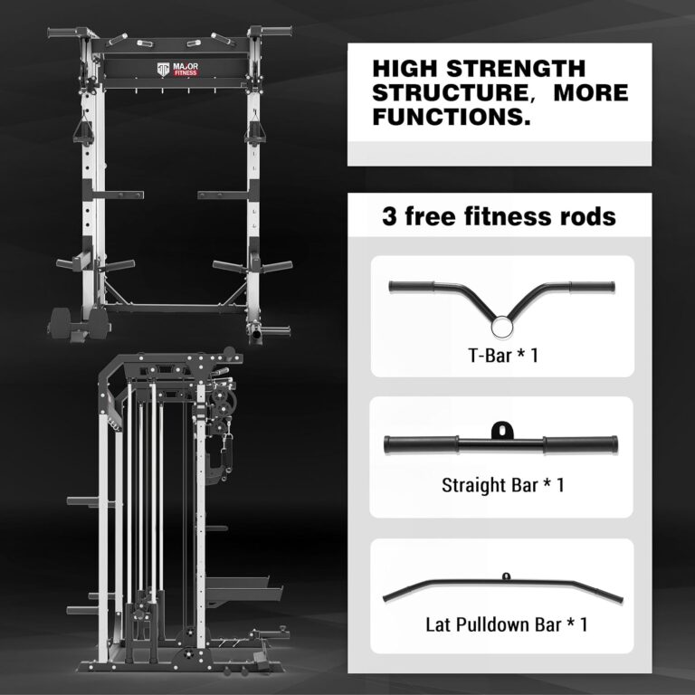 MAJOR FITNESS Multi-Functional All-in-One Power Rack Raptor...