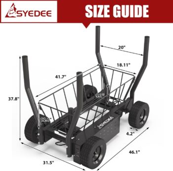 Push Sled, Weight Sled with 8 Adjustable Levels of Magnetic Resistance, Speeding Training Sled Comes with Weight Basket and 2 Weight Loading Posts