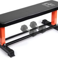 RITFIT WEIGHT BENCH Multi Purpose Strength Training Benches for Home Workouts, Compact Adjustable Weight Bench with Storage Space, No Assembly Required