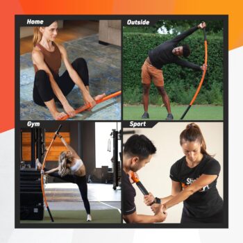 Stick Mobility 3 Stick Training Bundle | Improve Flexibility, Mobility, and Strength with Active Stretching for Golf, Running, Fitness, Pickleball, and More