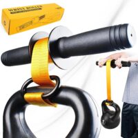 VAIIO Forearm Strengthener and Wrist Roller with Quick Locking Mechanism - Durable PVC Anti-Slip Grip Handles - Perfect for Men and Women - Ideal for Hand, Wrist, and Forearm Strength Training