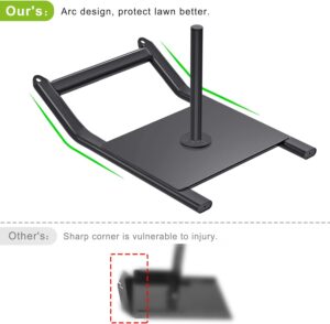 VEVOR Weight Power Pull Push Sled Workout Fitness Strength Speed Training Sled Black - View #7