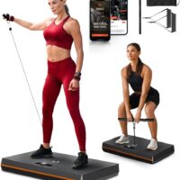 SQUATZ Pluto Board Smart Home Gym Version I 100 LBS Resistance, Multifunctional All in One Gym, Single Cable Weight Machine with Multiple Training Modes, Home Gym Equipment for a Full Body Workout