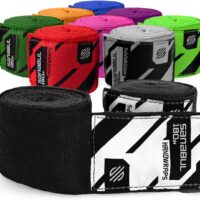 Sanabul Elastic 180 inch Boxing Handwraps | Boxing Gloves Muay Thai MMA Boxing Hand Wraps