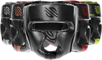 Sanabul Essential Boxing Headgear for Men & Women | Muay Thai and MMA Headgear | Sparring Headgear | Boxing Head Gear with Full Face Coverage