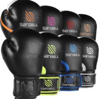 Sanabul Essential Gel Boxing Gloves | Pro-Tested Kickboxing Gloves for Men and Women | Ideal for Boxing, MMA, Muay Thai, and Heavy Bag Training