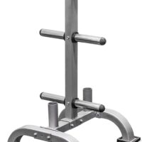 Valor Fitness Weight Rack for Olympic Plates or Standard Plates - Plate Storage Weight Tree Stand Bumper Plate Holder & Olympic Barbell Storage for Clean, Organized Home or Garage Gym
