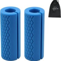 Barbell Grips - Thick Dumbbell Grips Arm Blaster Adapter with High-Density Silicone Rubber, Bar Grips for Weightlifting Muscle Growth Rapidly and Hands Stress Relieve