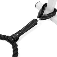 Battle Rope Anchor Strap Kit | Heavy Duty Reinforced Nylon | Easy and Fast Setup | Stops Rope Damage | Stainless Steel Carabiner | Includes Exercise Guide |