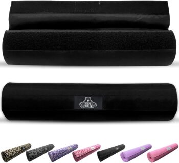 Bear Grips Barbell Pad for Hip Thrust | Squat Pad | Single Bar Pad or Barbell Pad Set with Ankle Straps & Cable Attachment