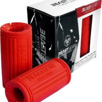 Beast Gear - Barbell and Dumbbell Bar Grips for Weightlifting & Muscle Building - Strength Training Equipment