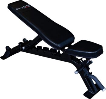 Body-Solid Pro Clubline (SFID325B) Adjustable Bench for Power Racks and Dumbbell Curls, Home and Commercial Gym