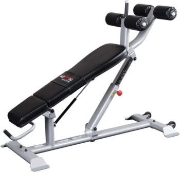 Body-Solid SAB500B Pro Clubline Ab/Hyper Bench for Abdominal Workout, Home and Commercial Gym