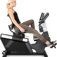 Elite RB X Exercise Bike, Recumbent - Commercial Grade - Compact Footprint - Ultra Comfortable Seat - Magnetic Resistance - 350 LB User Capacity