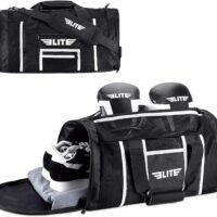 Elite Sports Boxing Gym Duffle Bag for MMA, BJJ, Jiu Jitsu gear,Duffel Athletic Gym Boxing Bag