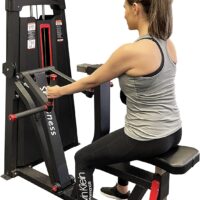 SB Fitness Commercial Vertical Row w/200 lb. Weight Stack Develop, Strengthen and Tone Back, Shoulders, Forearms and Biceps