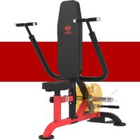 HVO Seated Dip Machine Tricep: Dip Machine Exercise for Biceps Chest Plate Loaded Gym Equipment