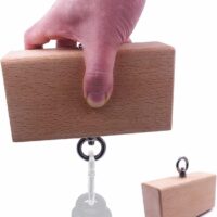 Wooden Pinch Block Grip Hand Grip Workout Climbing Power Grips Forearm Finger Exerciser Strength Training Strengthener Equipment